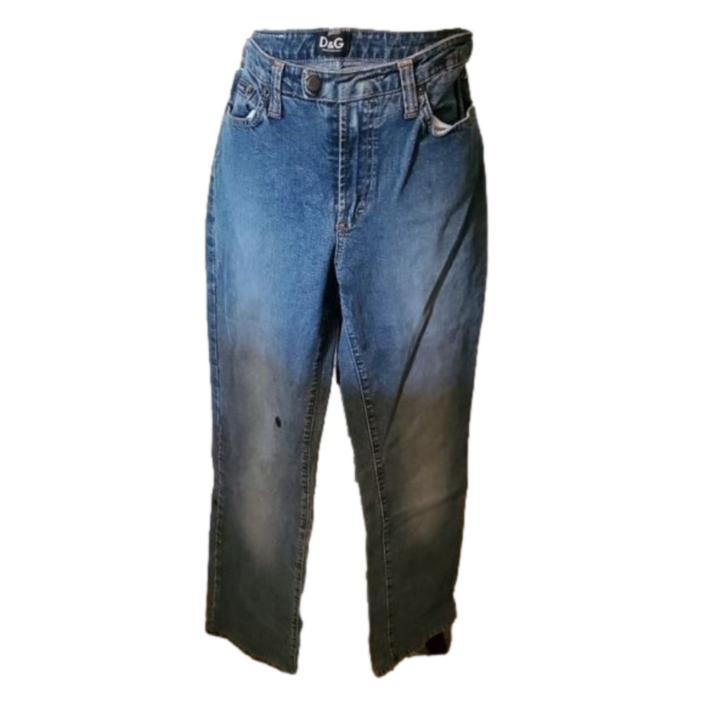 Dolce and Gabbana Dark Wash Denim Jeans Size 10 - Picture 2 of 11